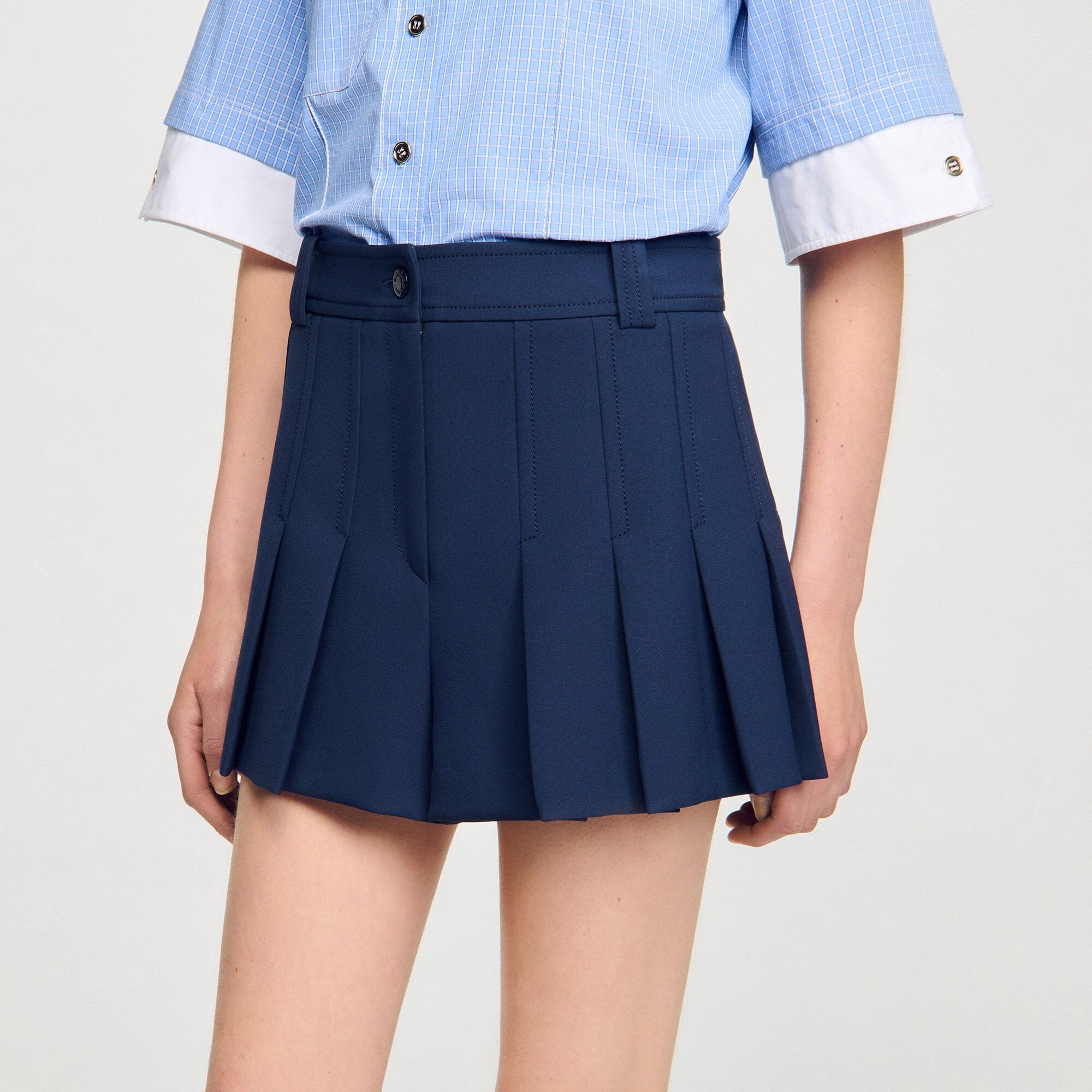 Sandro Women Tailored pleated shorts