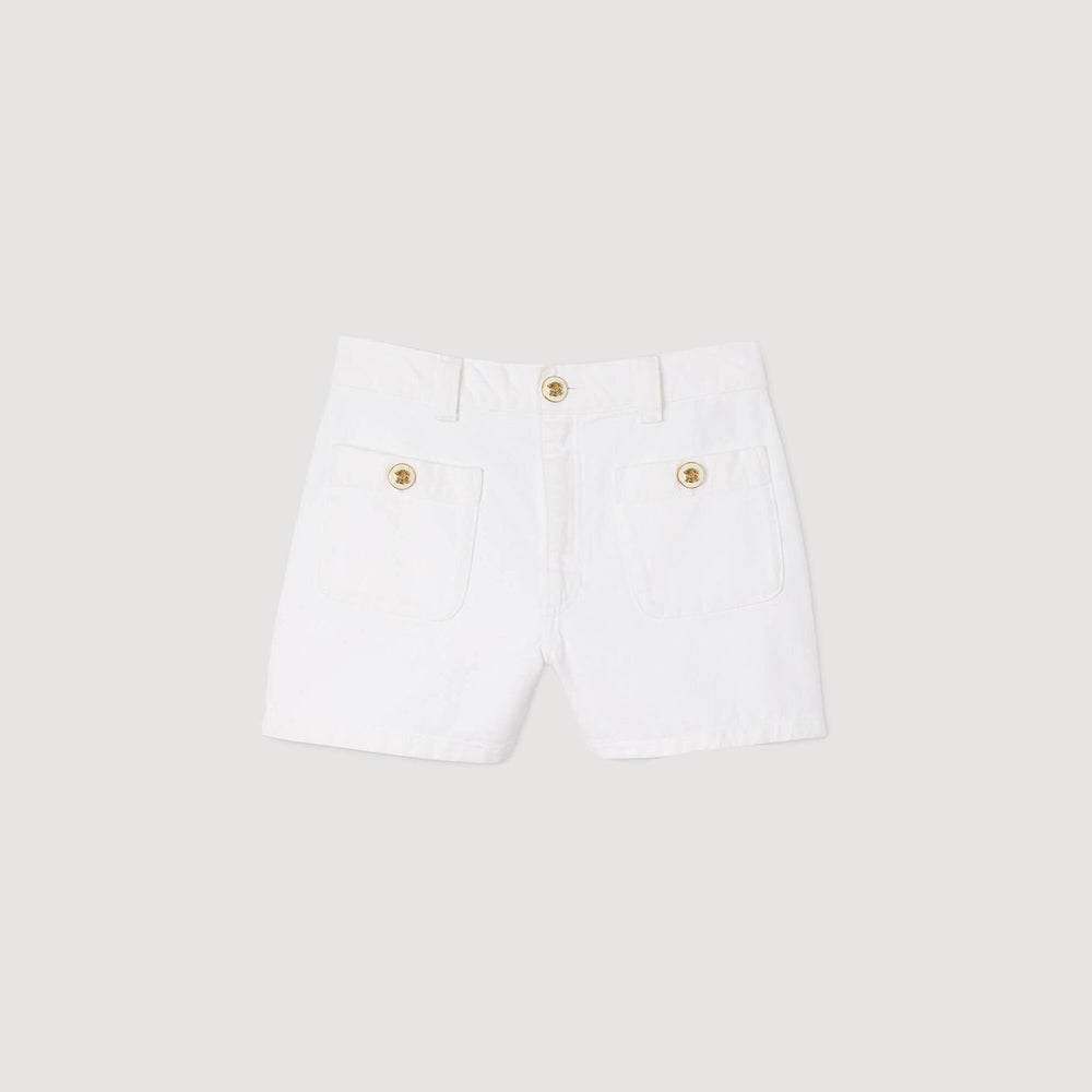 Sandro Women High waist denim shorts