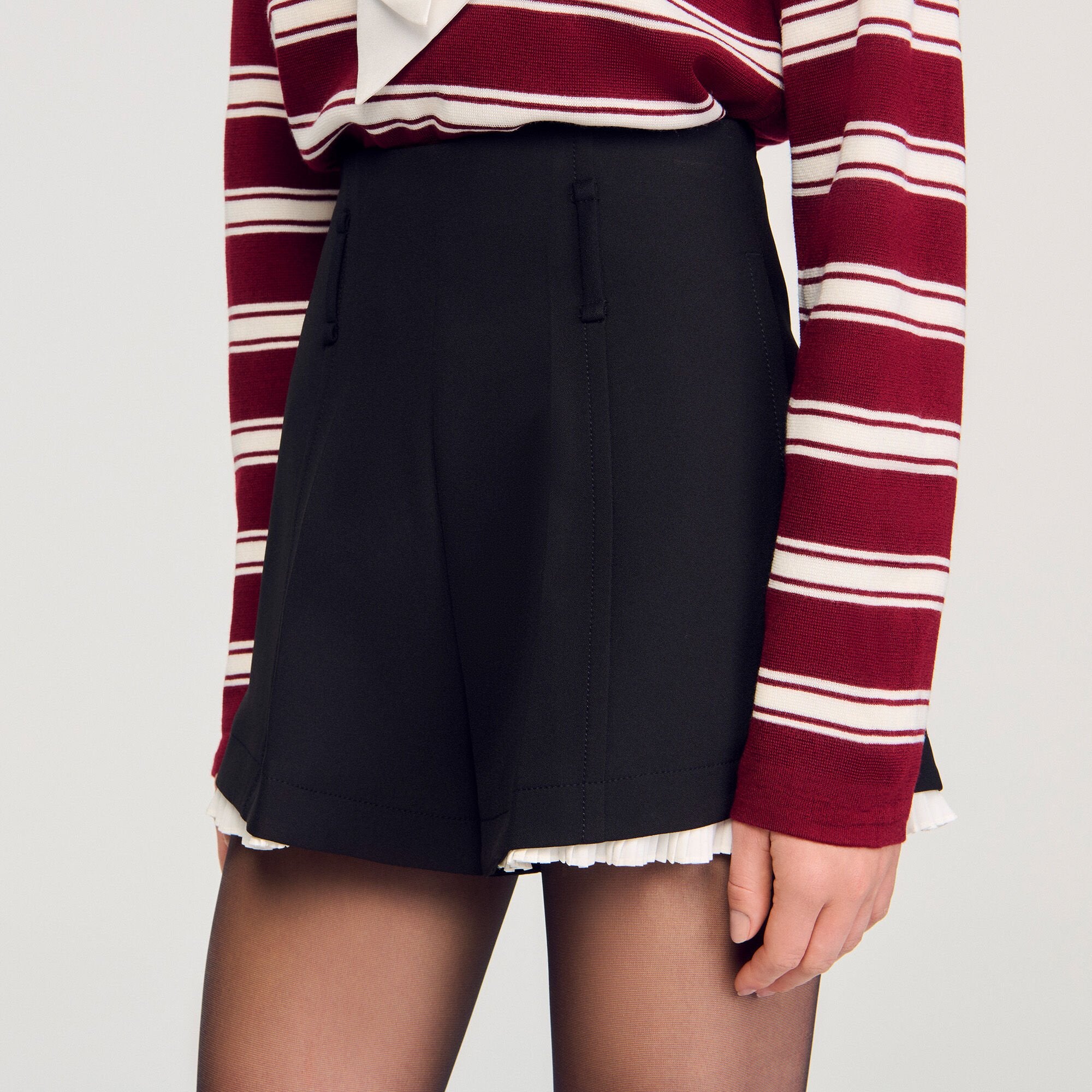Sandro Women Tailored flounced shorts