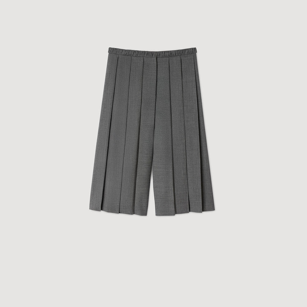 Sandro Women Pleated long shorts
