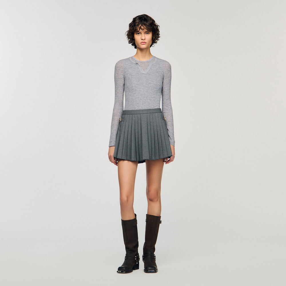 Sandro Women Pleated skort