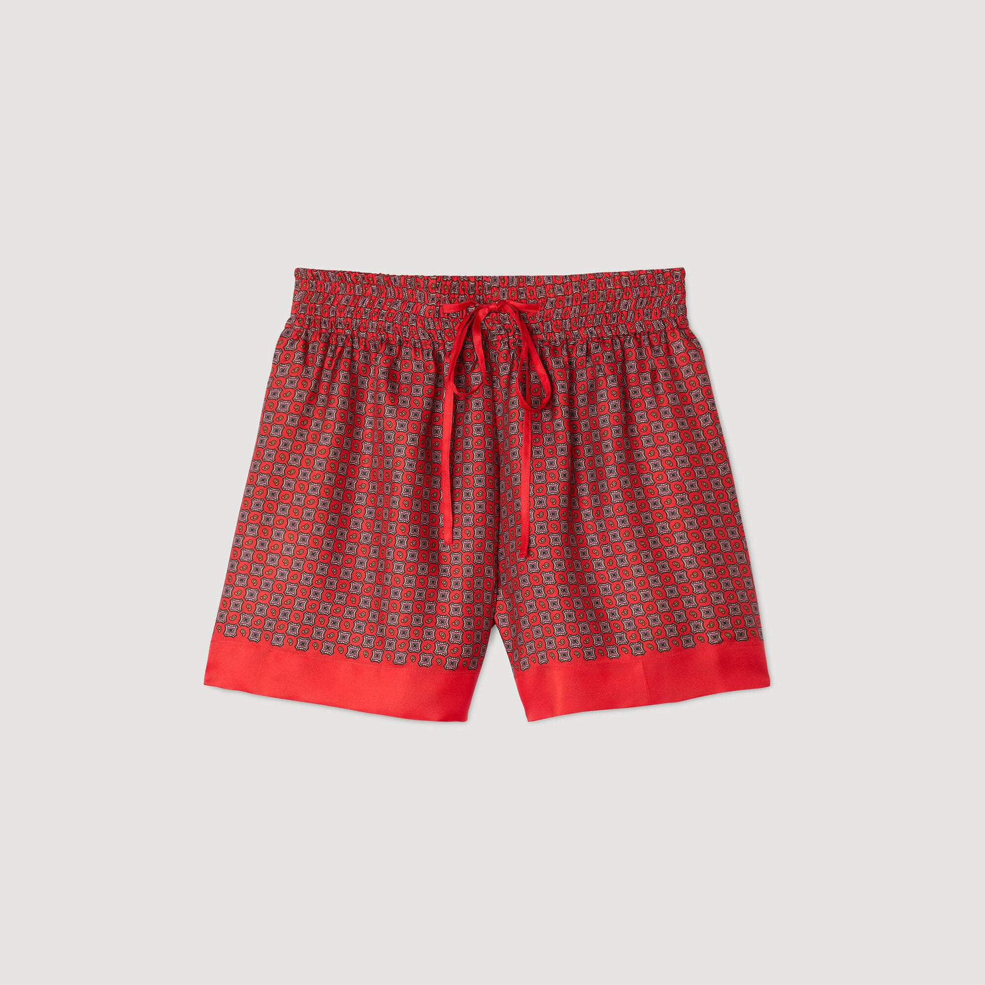 Sandro Women Scarf print shorts