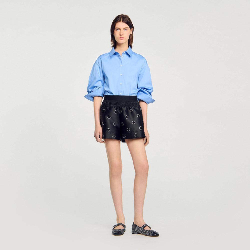 Sandro Women Rhinestone shorts
