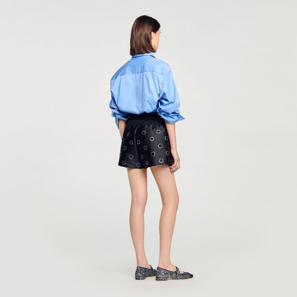 Sandro Women Rhinestone shorts