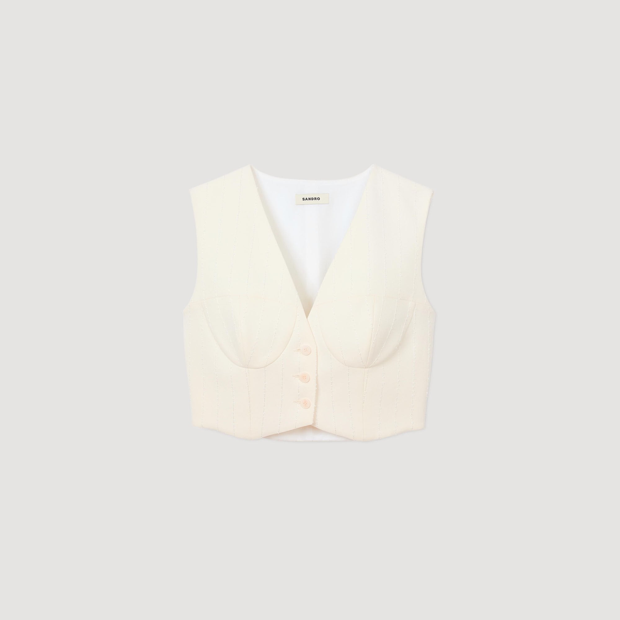 Sandro Women Sequin cropped jacket