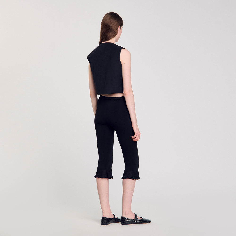 Sandro Women Pleated crop top