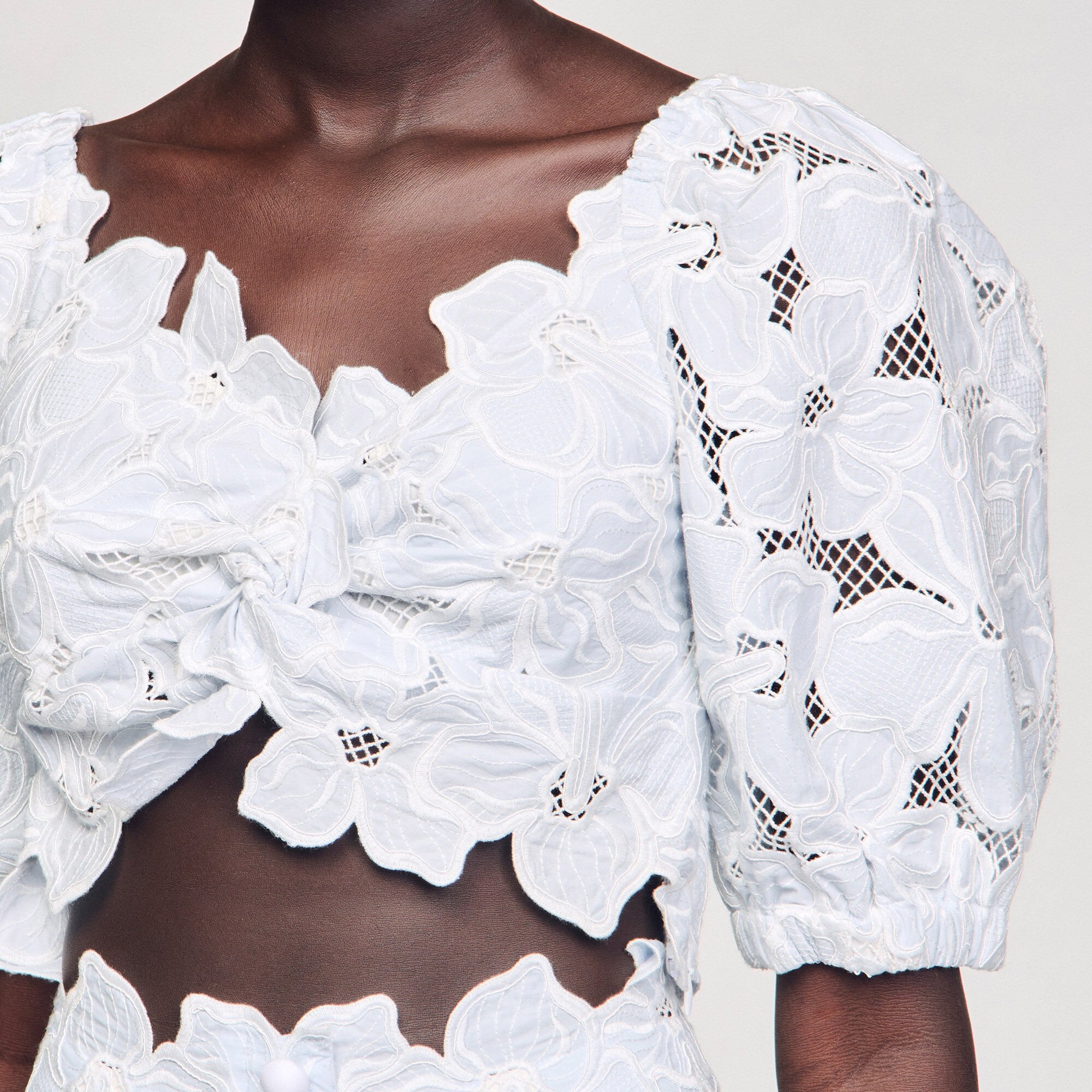 Sandro Women Guipure lace top