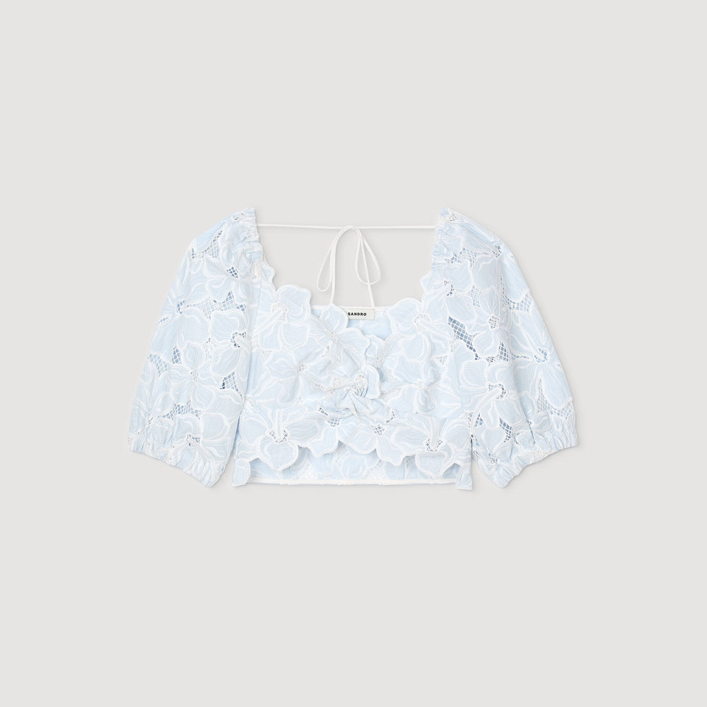 Sandro Women Guipure lace top