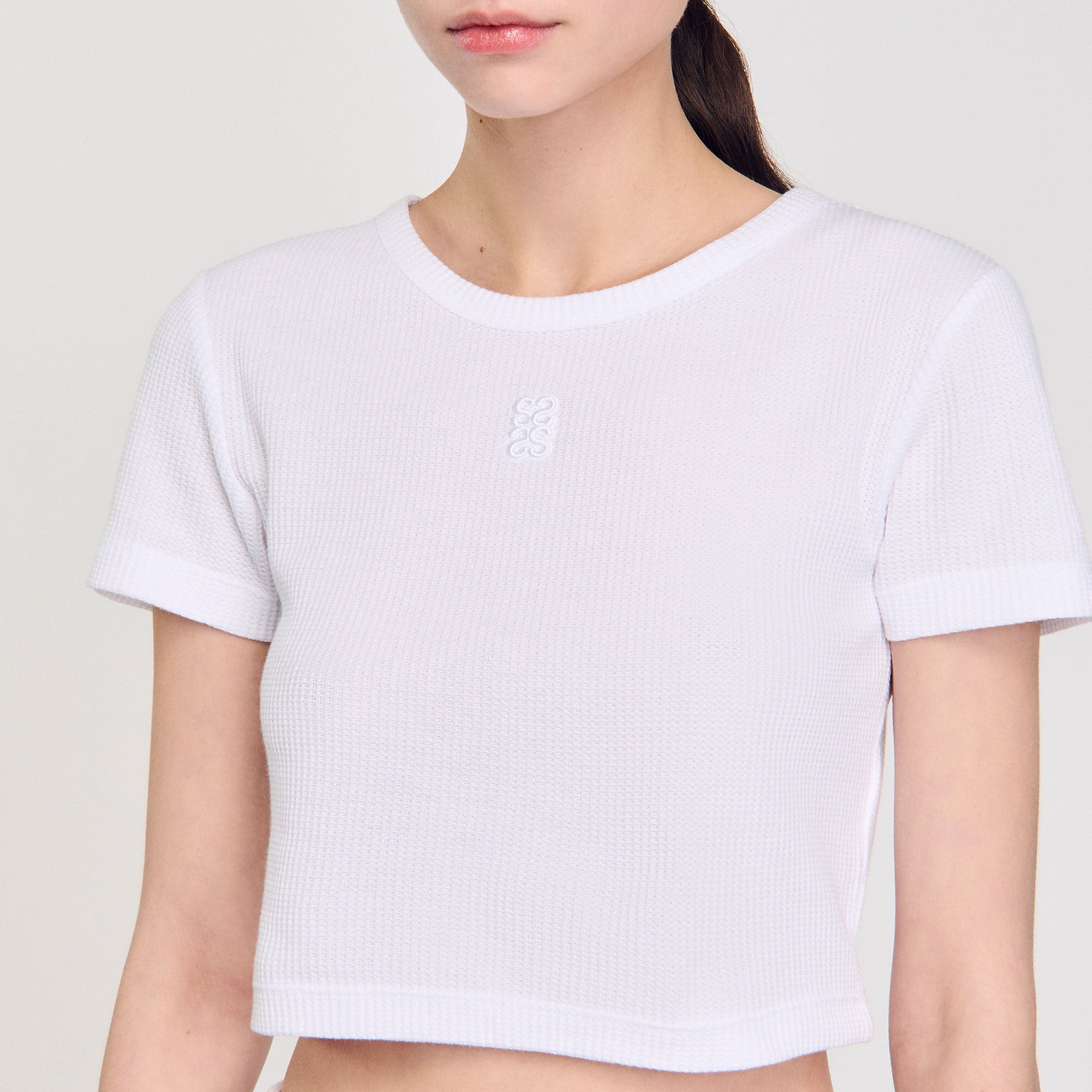 Sandro Women Cropped T-shirt