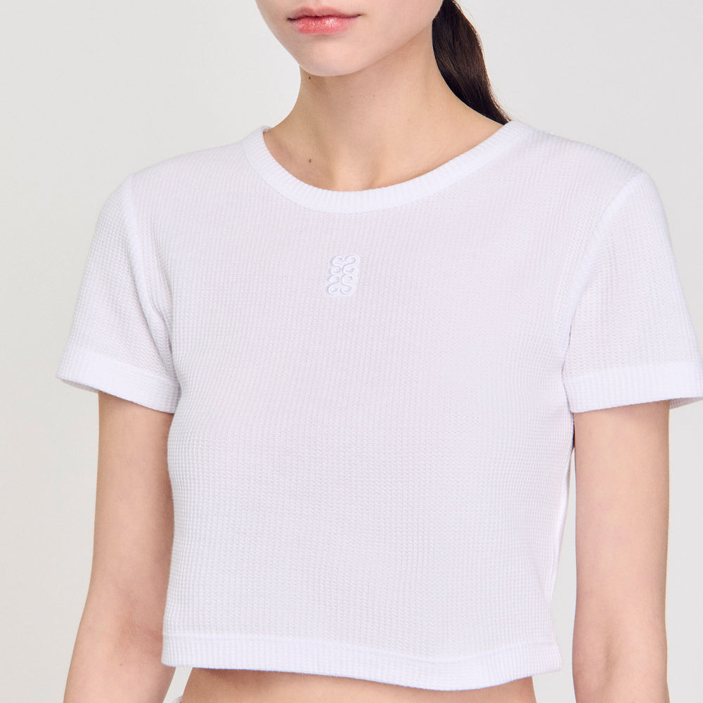 Sandro Women Cropped T-shirt