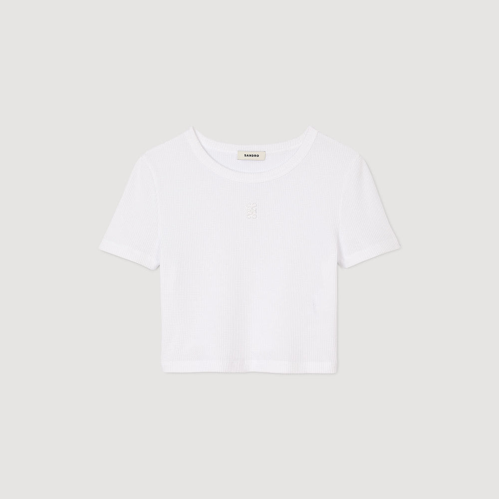 Sandro Women Cropped T-shirt