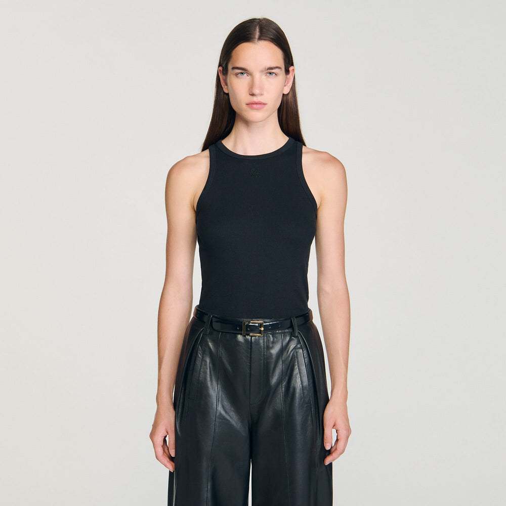 Sandro Women Embroidered vest top