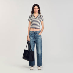 Sandro Women Striped polo shirt