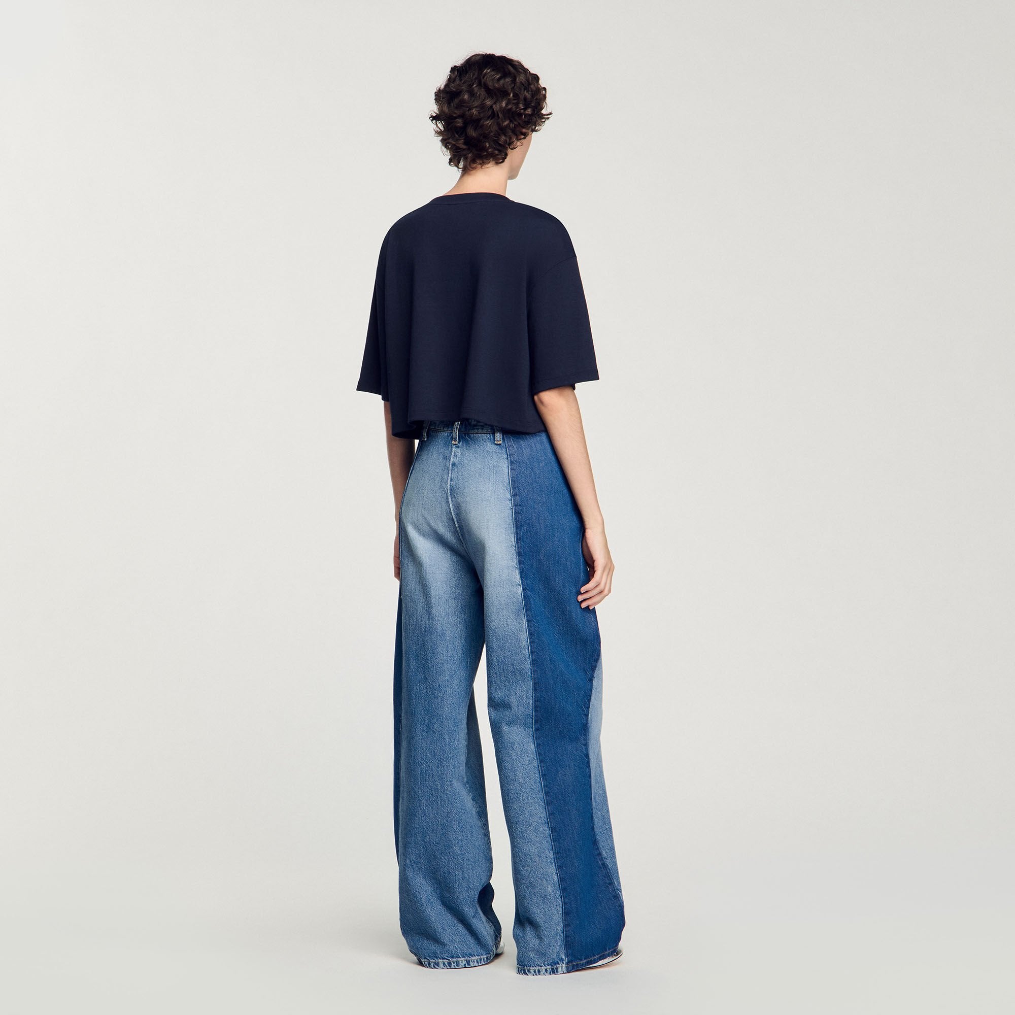 Sandro Women T-shirt with beaded details