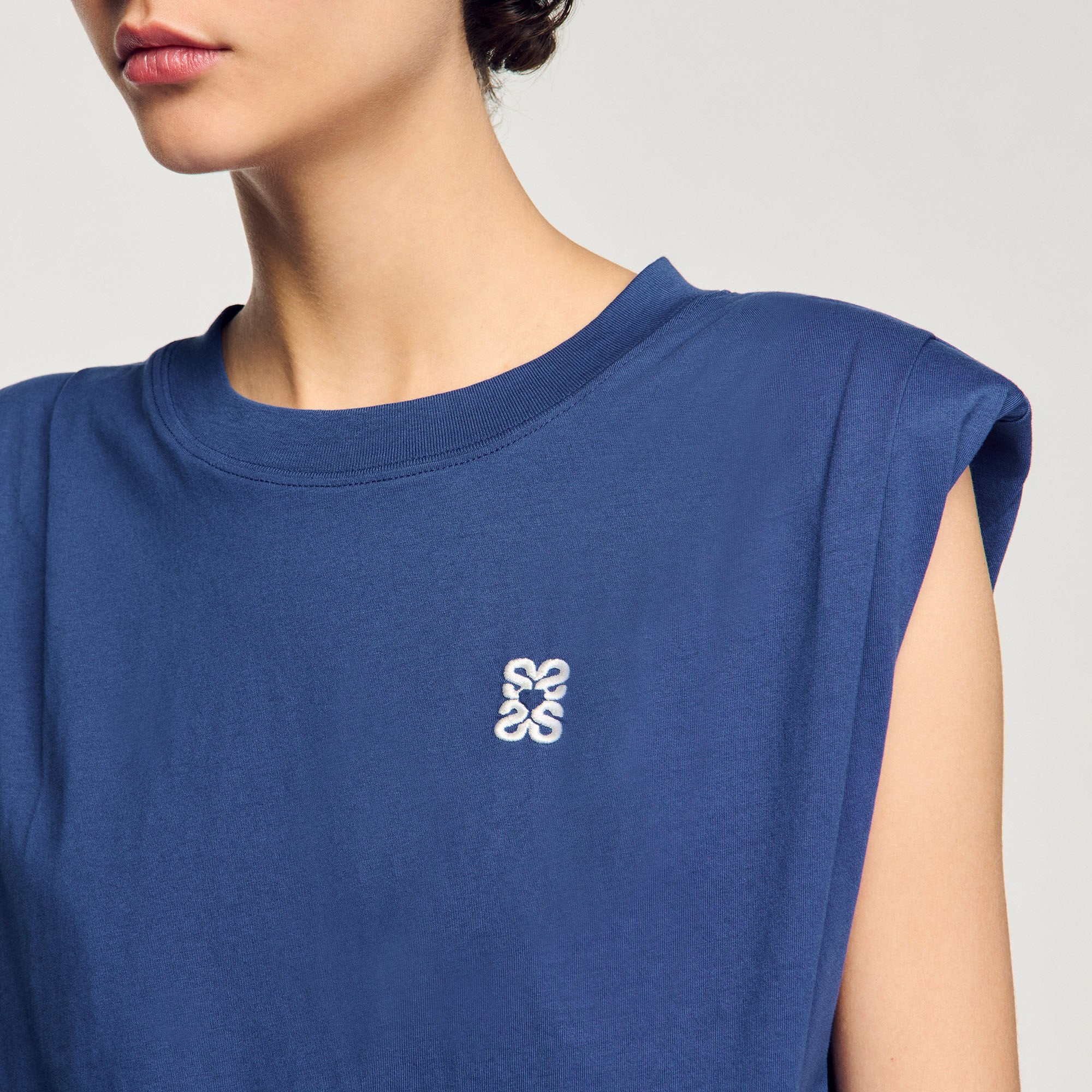 Sandro Women Short draped T-shirt