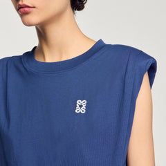 Sandro Women Short draped T-shirt