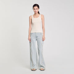 Sandro Women Rib knit vest top