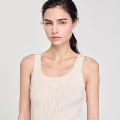 Sandro Women Rib knit vest top