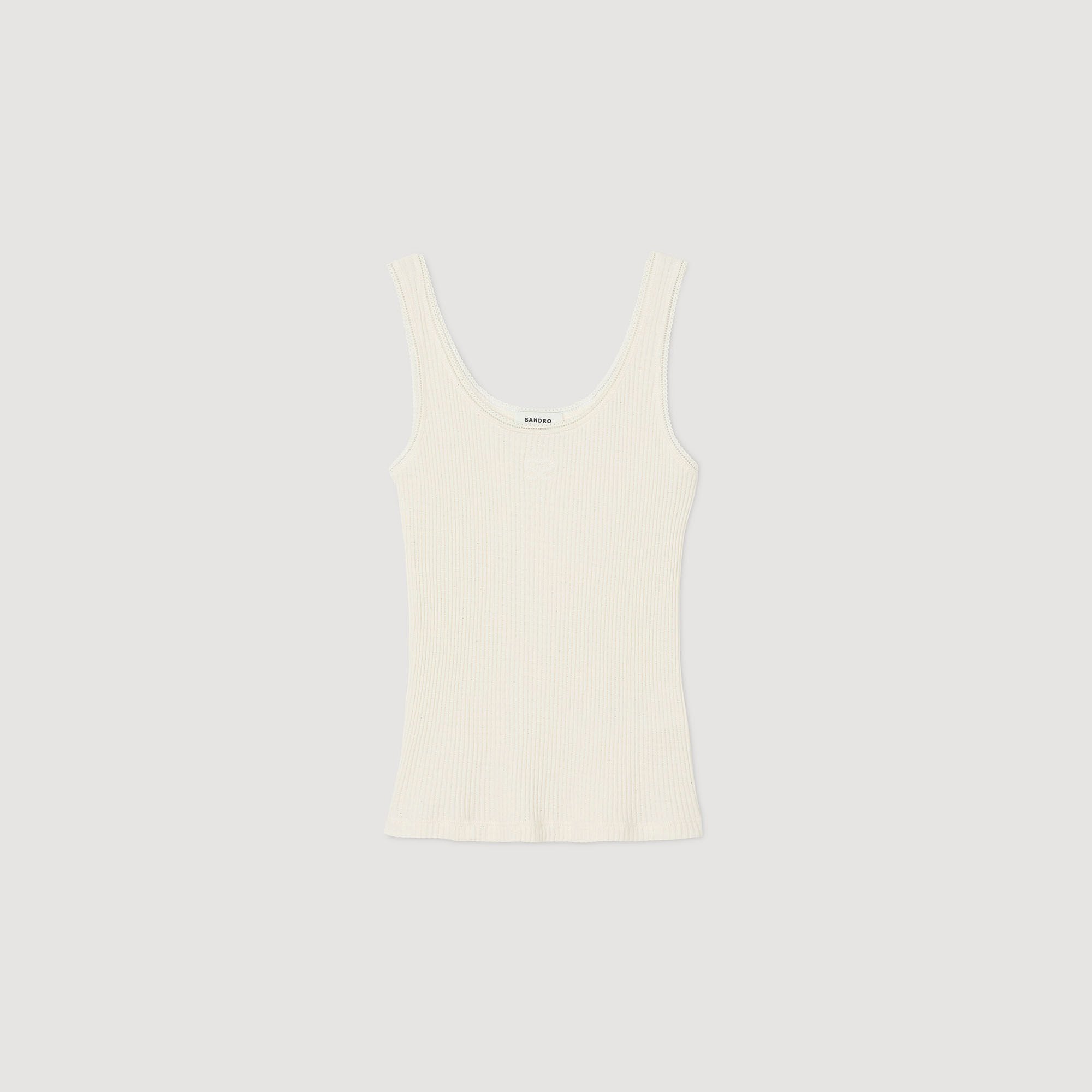 Sandro Women Rib knit vest top