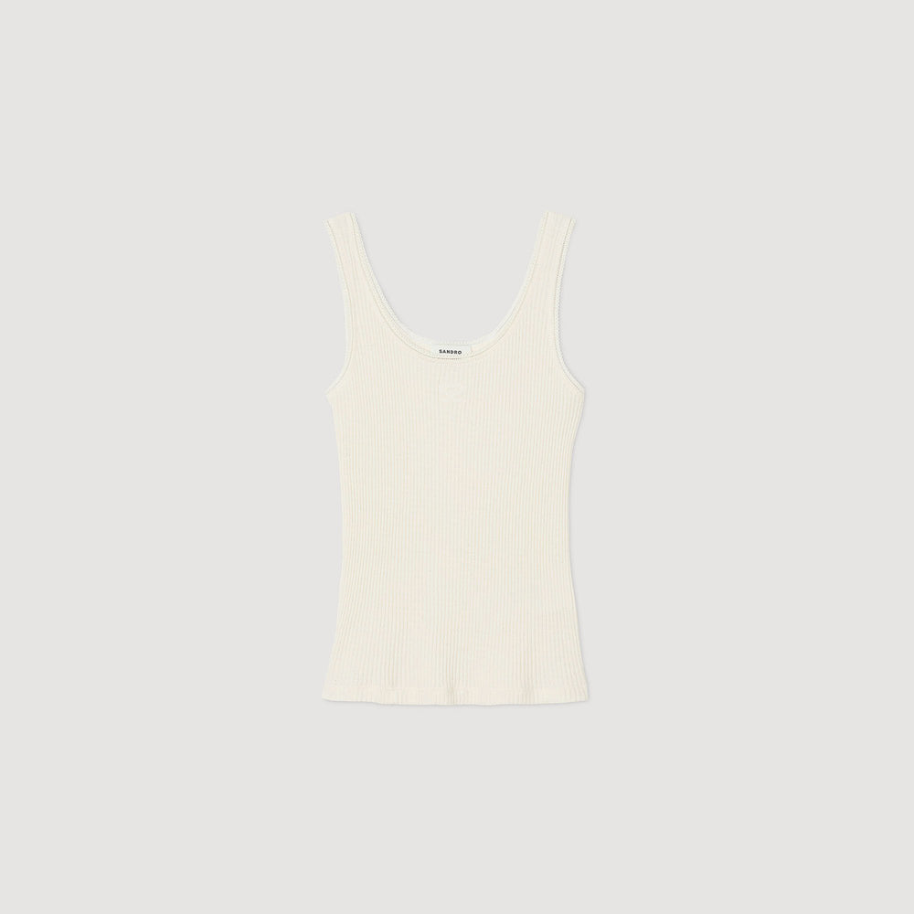 Sandro Women Rib knit vest top