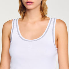 Sandro Women Ribbed vest top