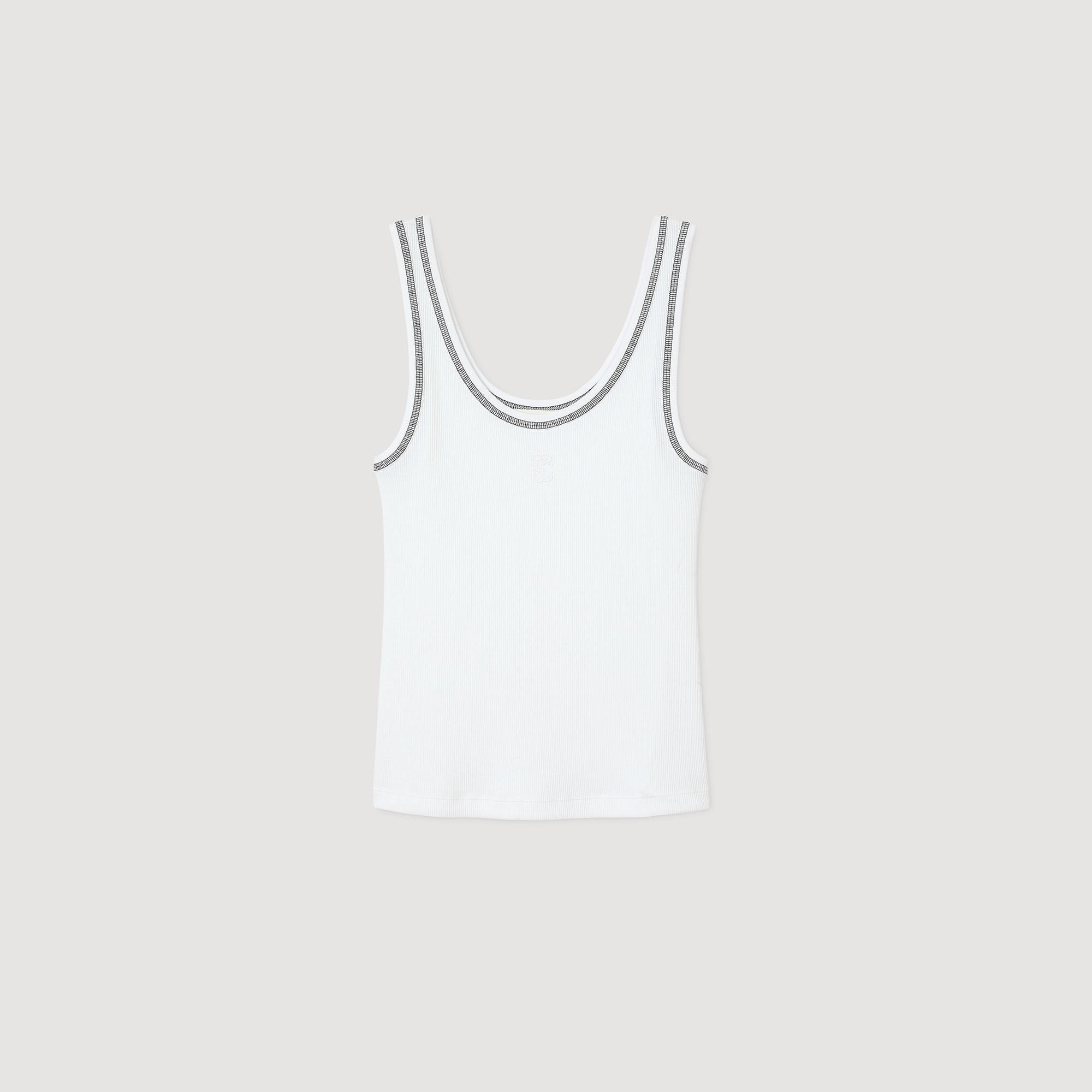 Sandro Women Ribbed vest top