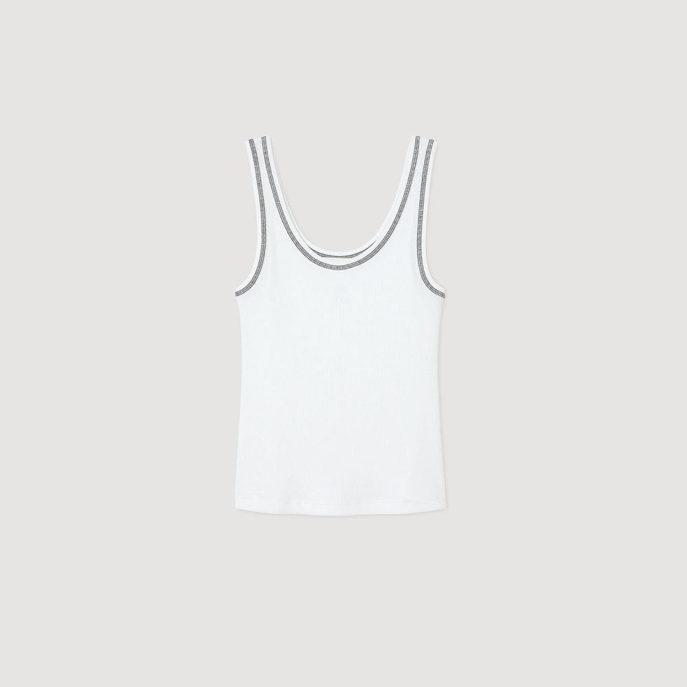 Sandro Women Ribbed vest top