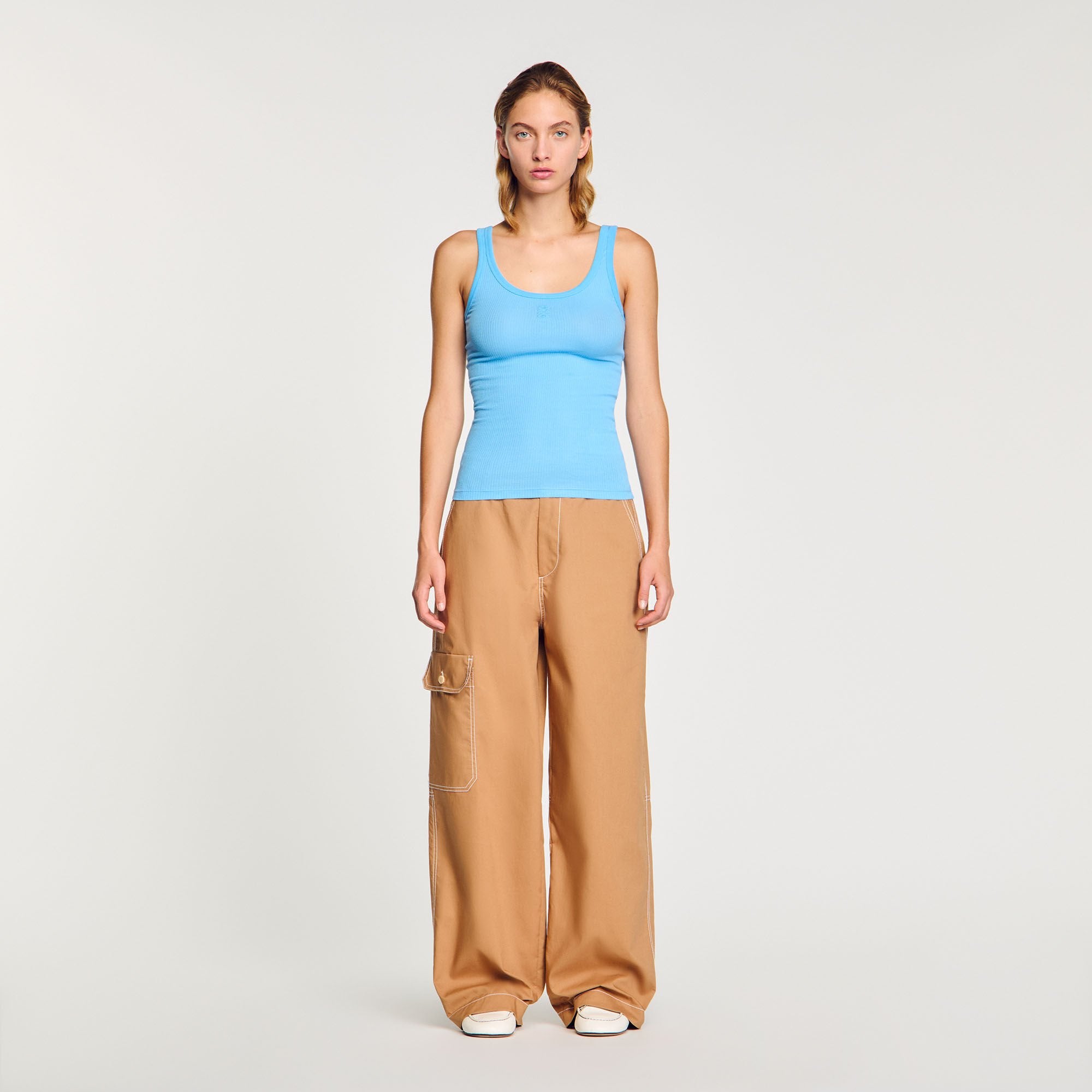 Sandro Women Ribbed vest top