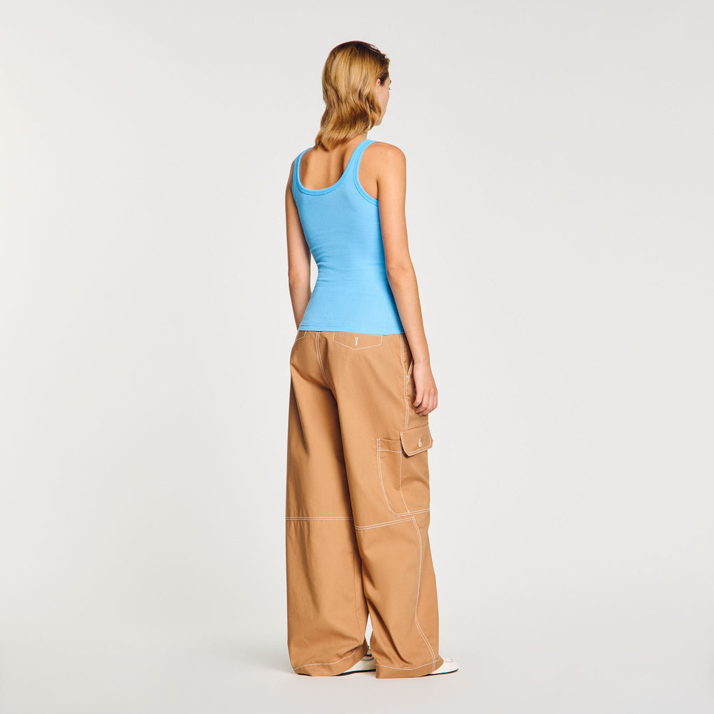 Sandro Women Ribbed vest top