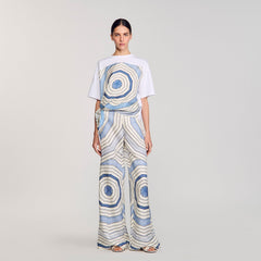 Sandro Women Spiral print T-shirt