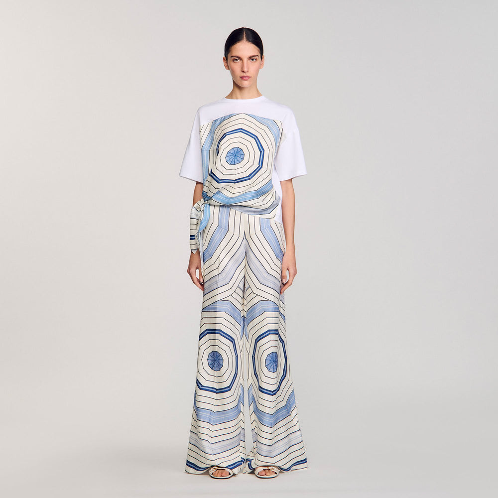 Sandro Women Spiral print T-shirt