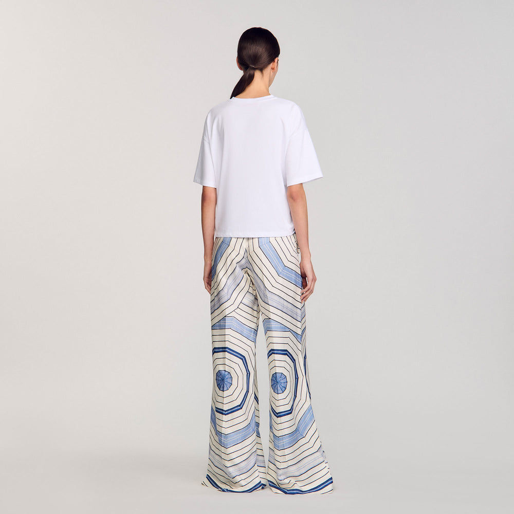 Sandro Women Spiral print T-shirt