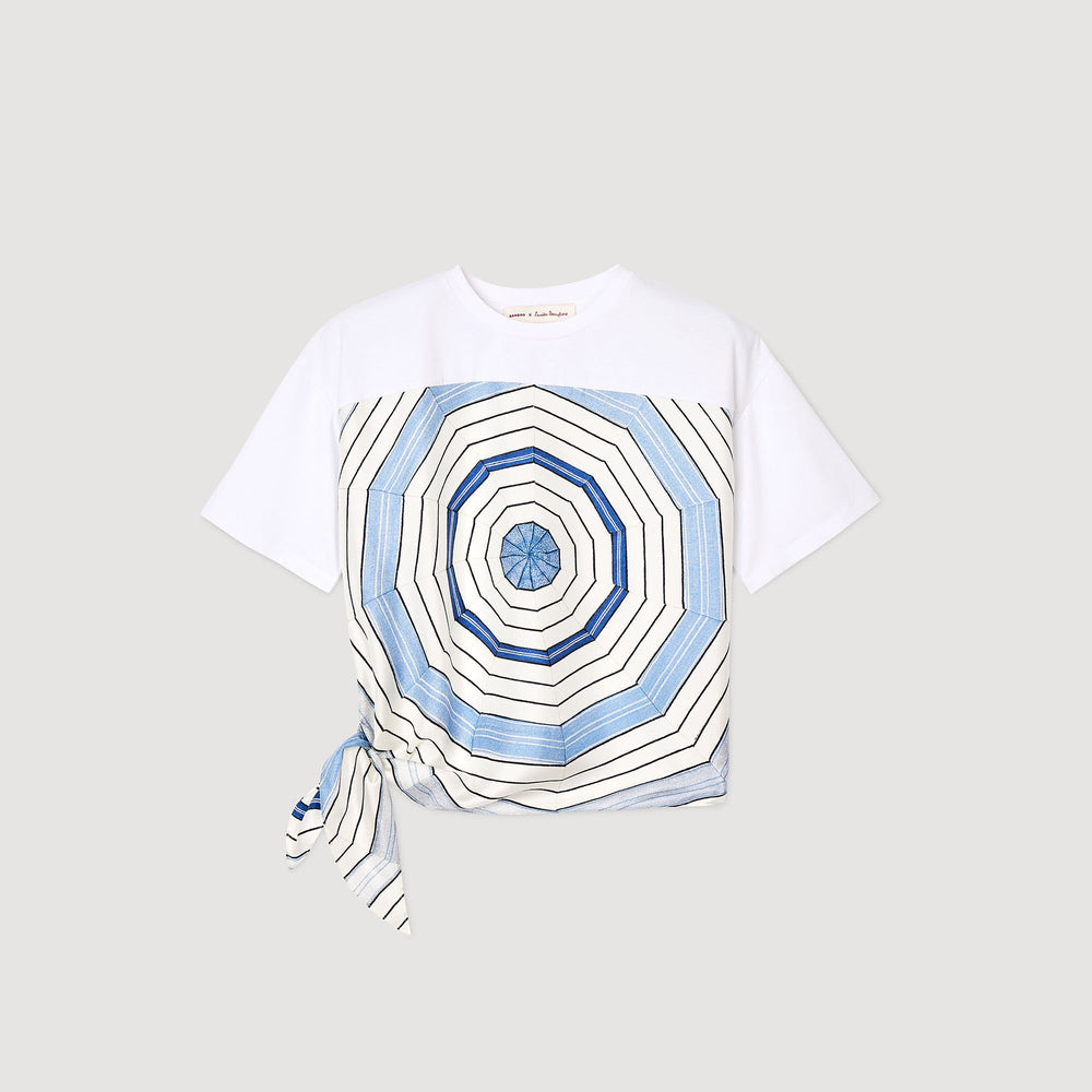 Sandro Women Spiral print T-shirt
