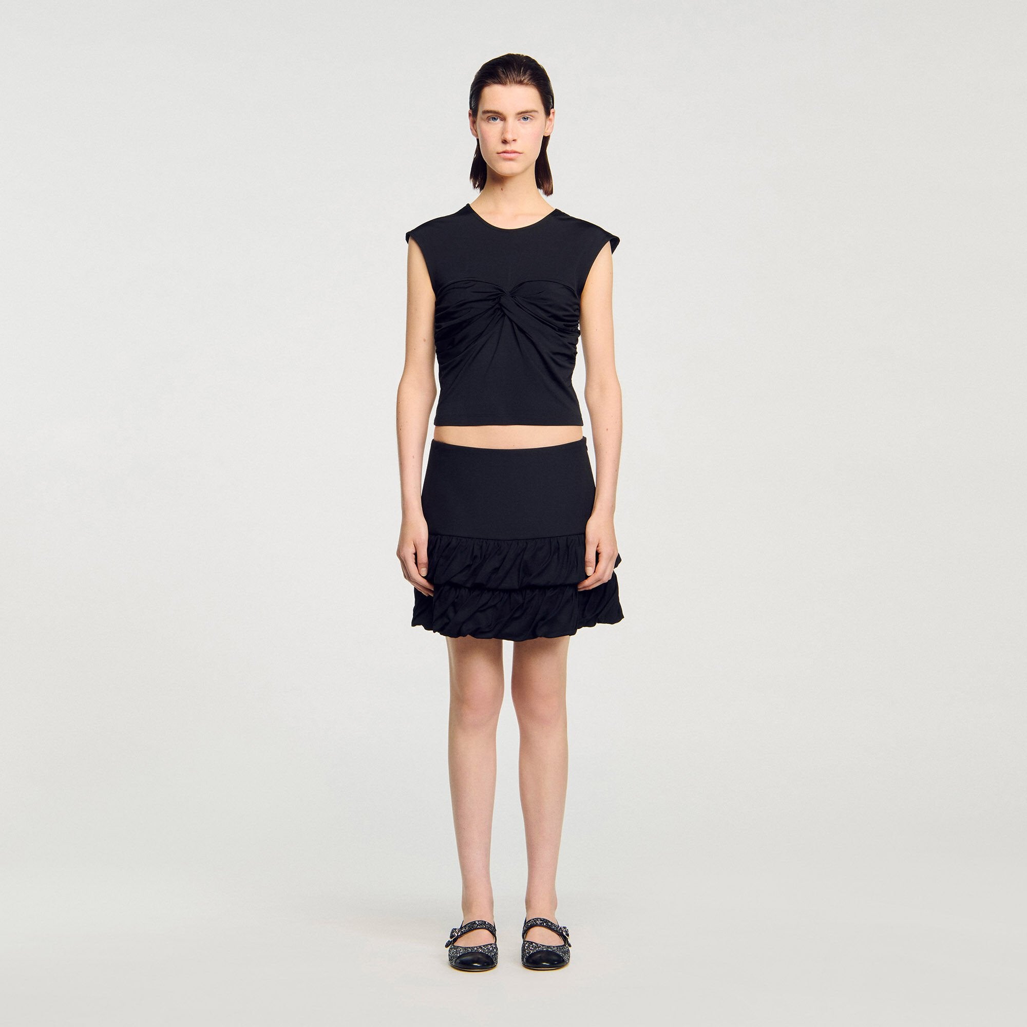 Sandro Women Draped T-shirt