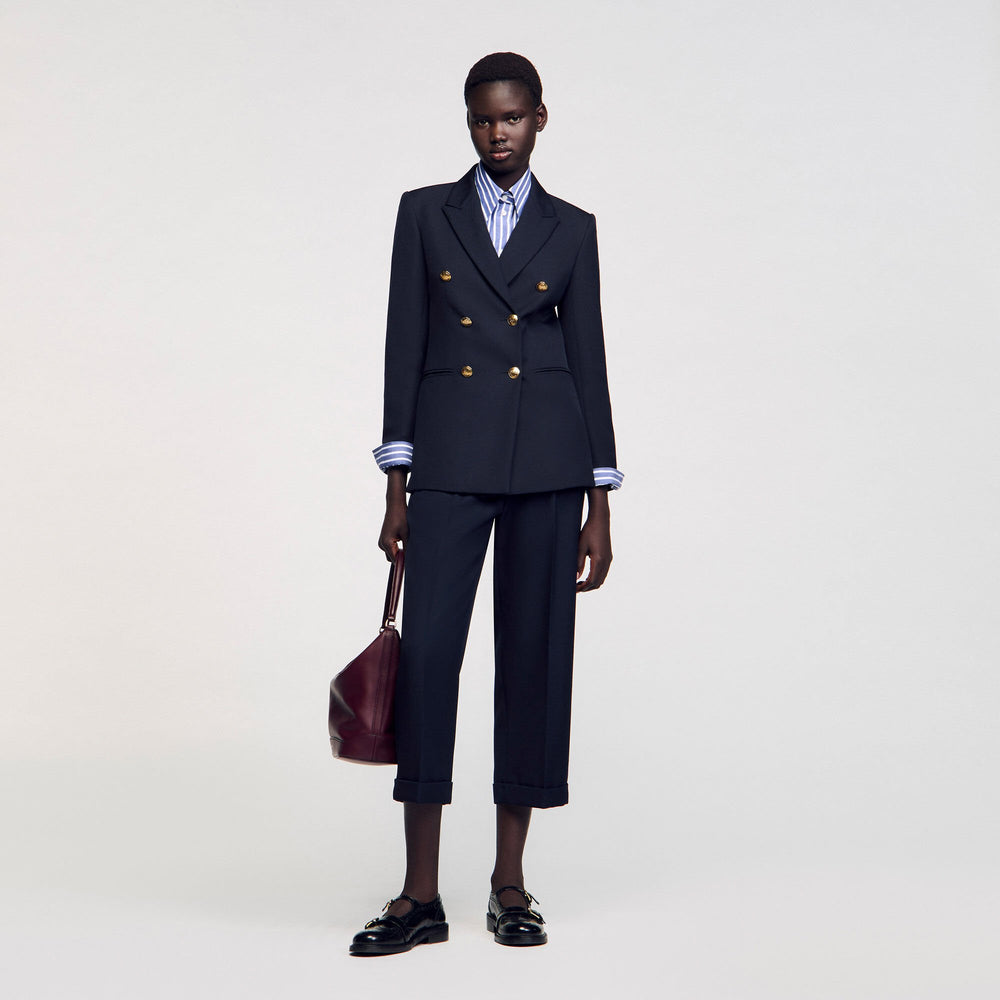Sandro Women Double-breasted suit jacket