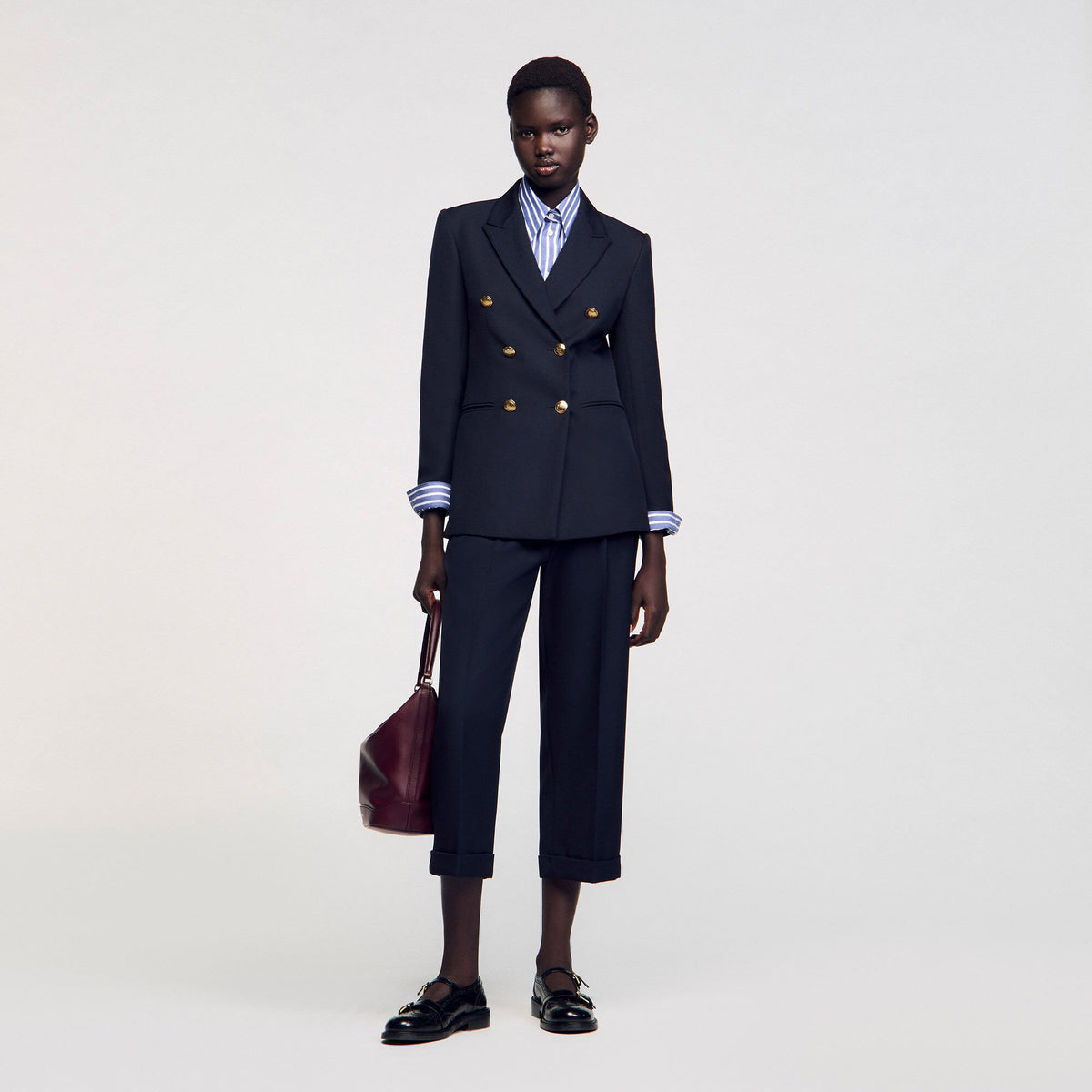 Sandro Women Double-breasted suit jacket