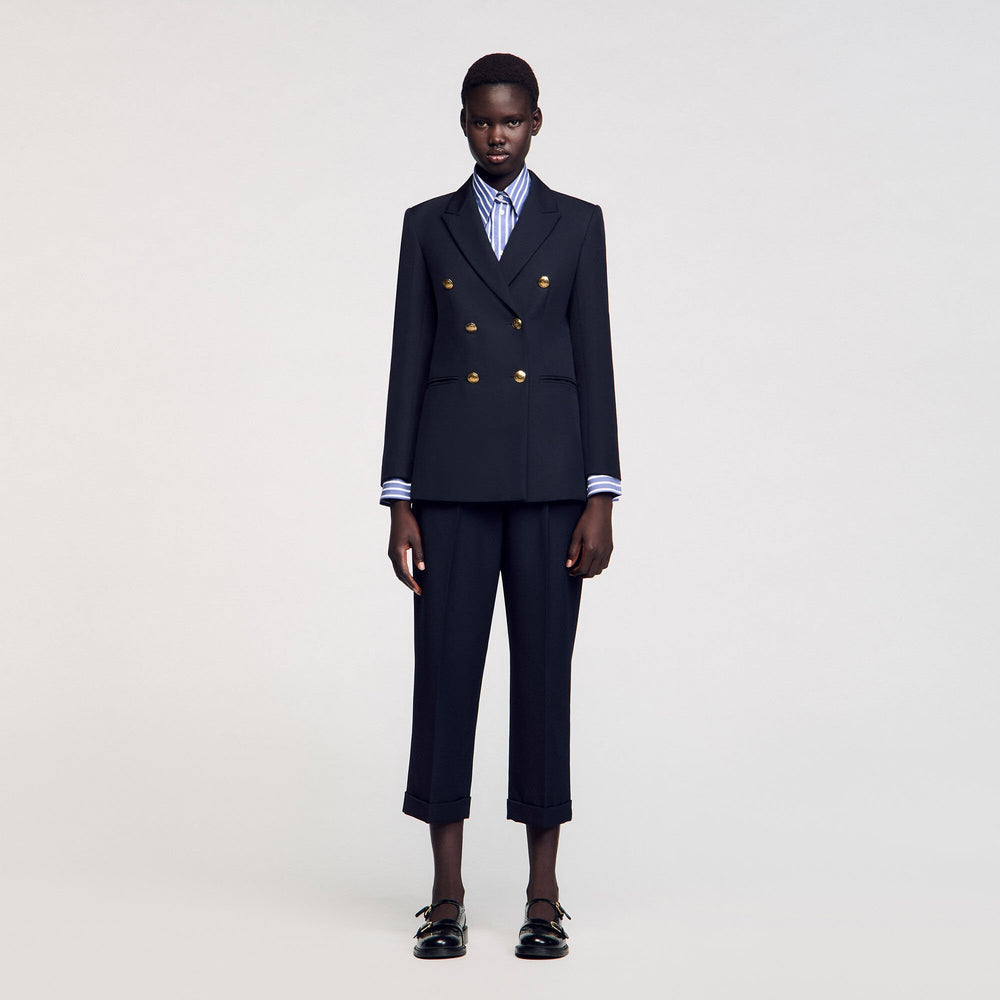 Sandro Women Double-breasted suit jacket