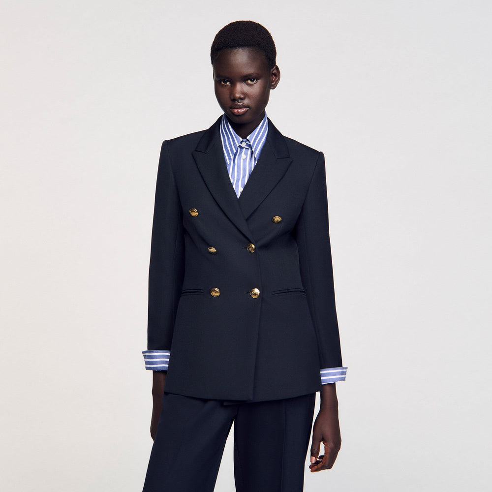 Sandro Women Double-breasted suit jacket