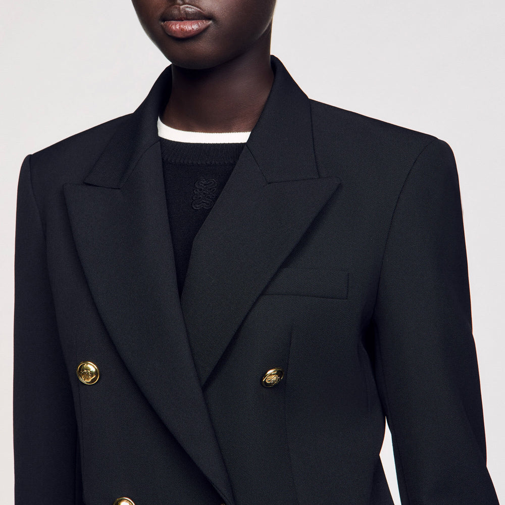 Sandro Women Double-breasted suit jacket