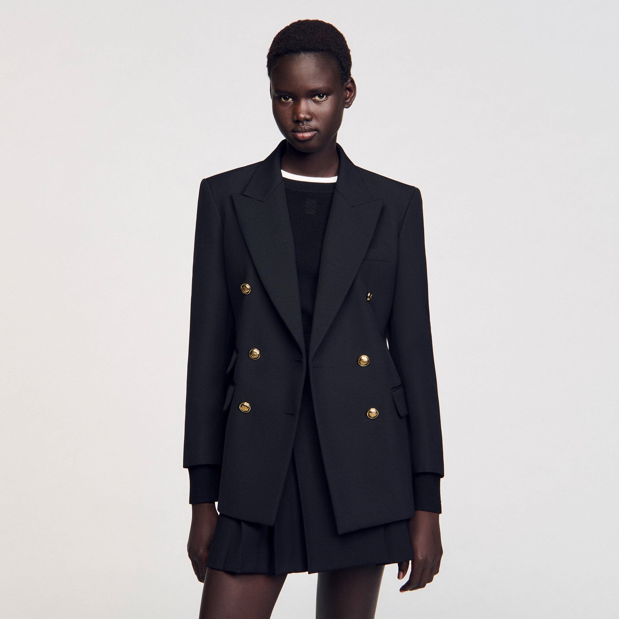 Sandro Women Double-breasted suit jacket