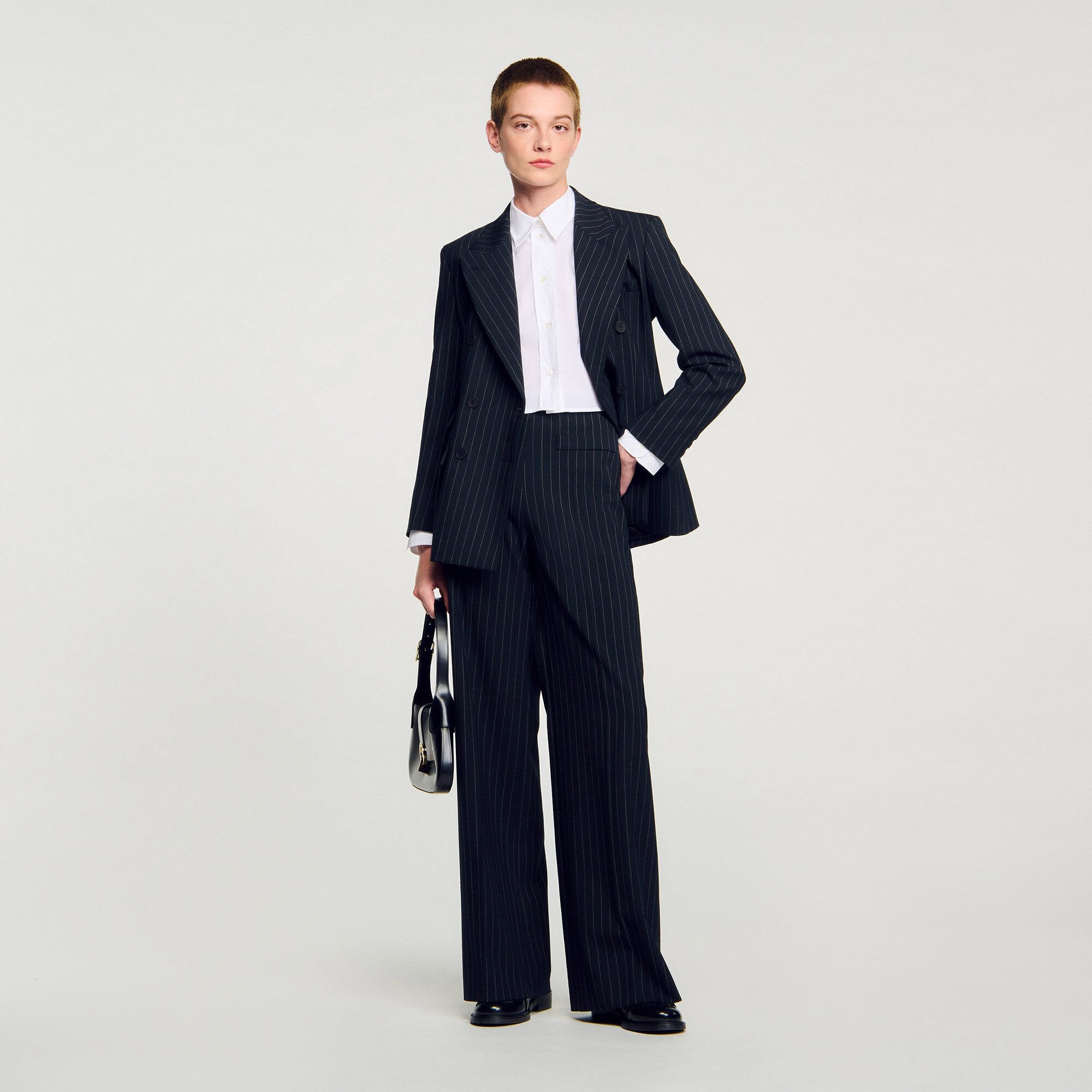 Sandro Women Striped suit jacket