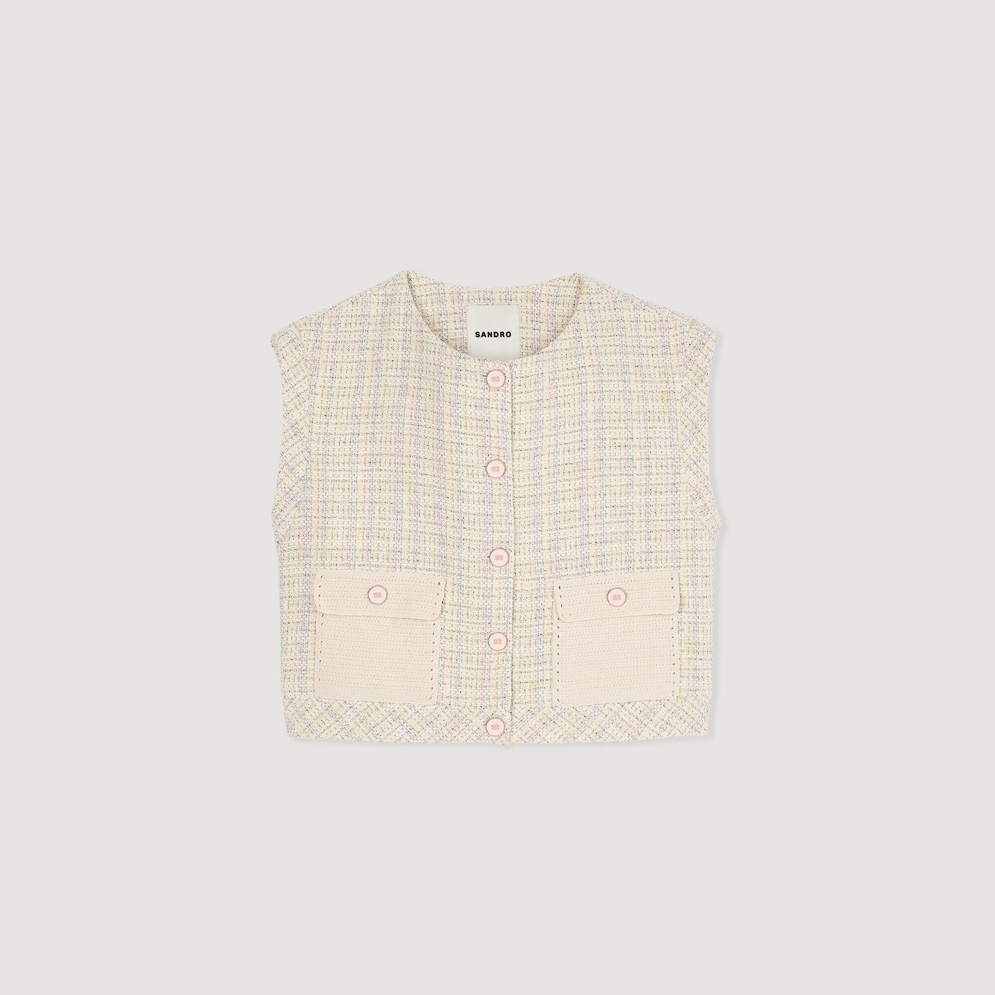 Sandro Women Decorative tweed jacket