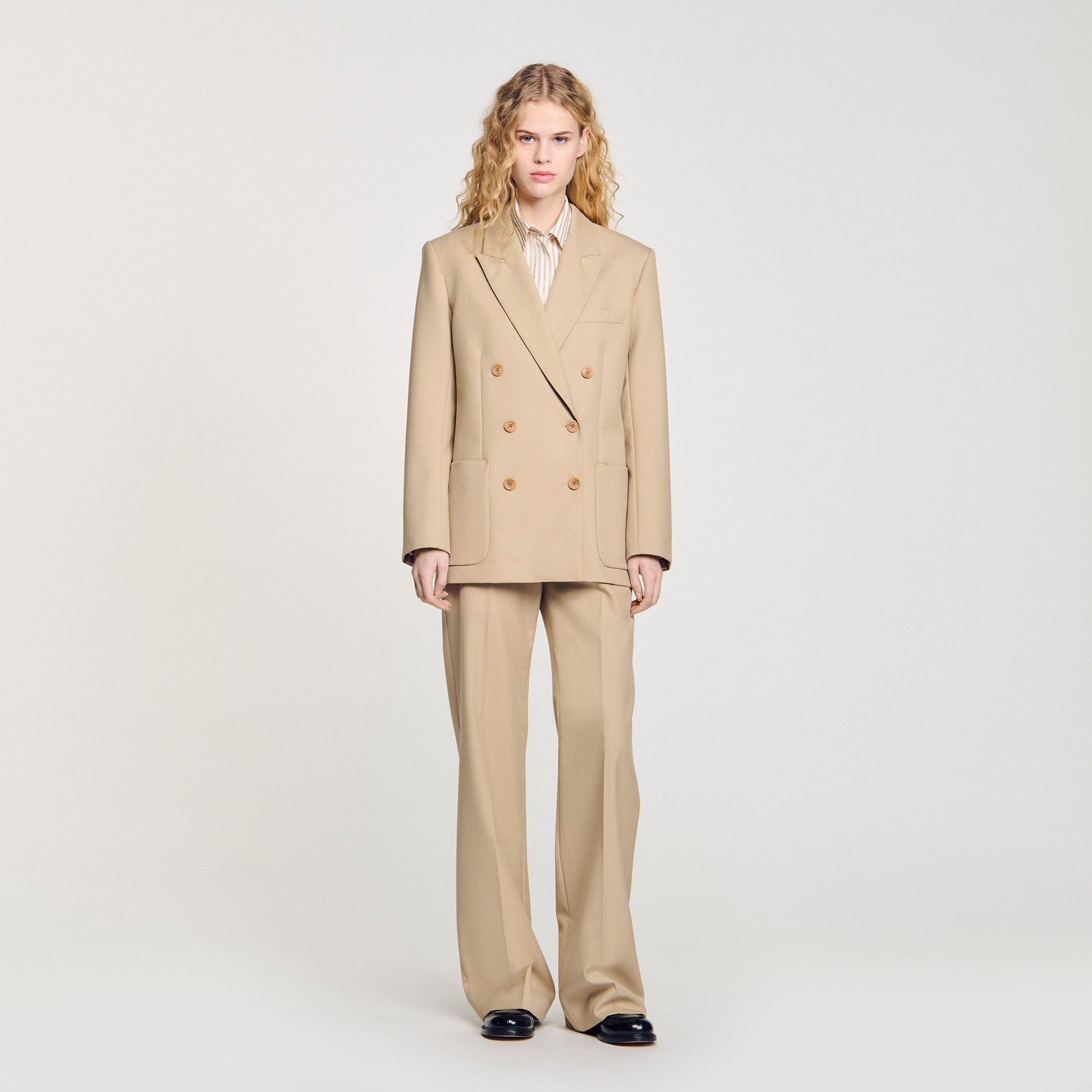 Sandro Women Double-breasted suit jacket