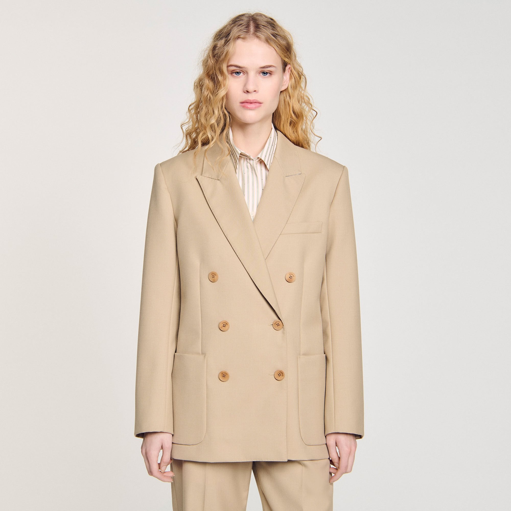 Sandro Women Double-breasted suit jacket