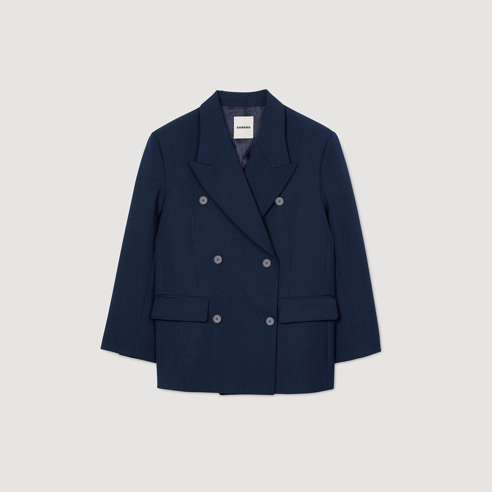 Sandro Women Wool blend suit jacket
