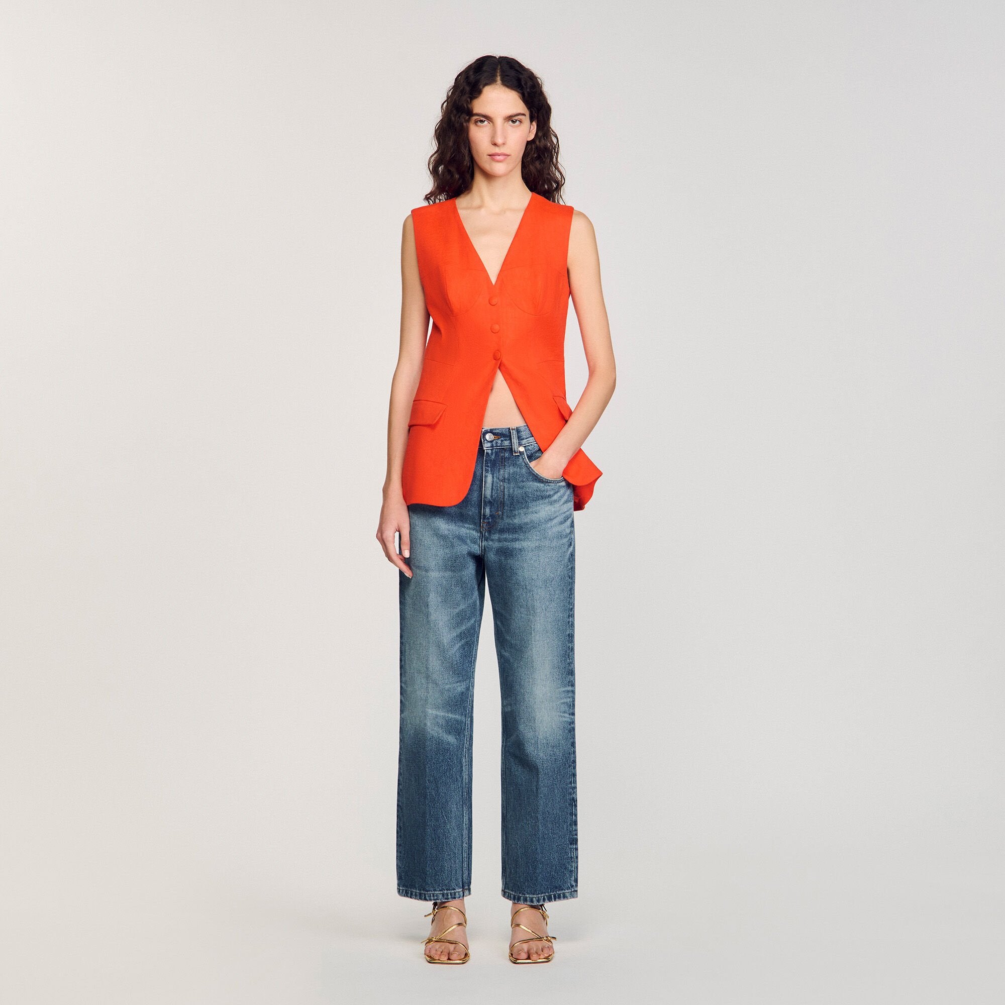 Sandro Women Sleeveless vest