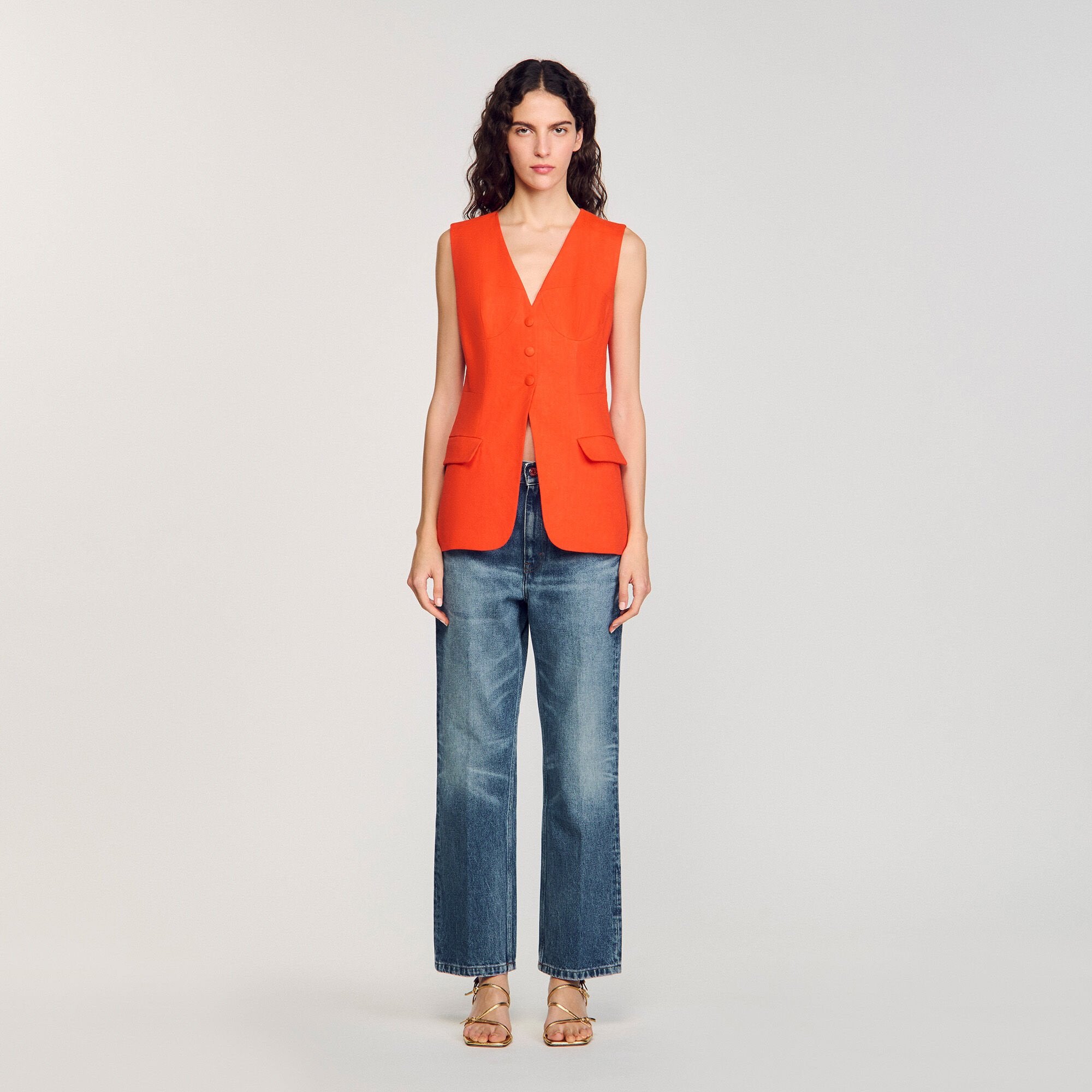 Sandro Women Sleeveless vest
