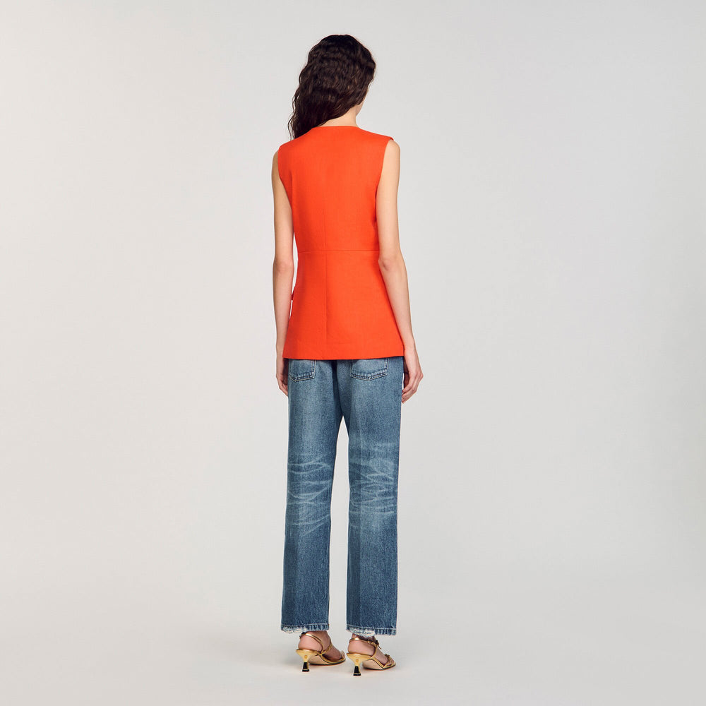 Sandro Women Sleeveless vest