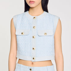 Sandro Women Decorative tweed jacket