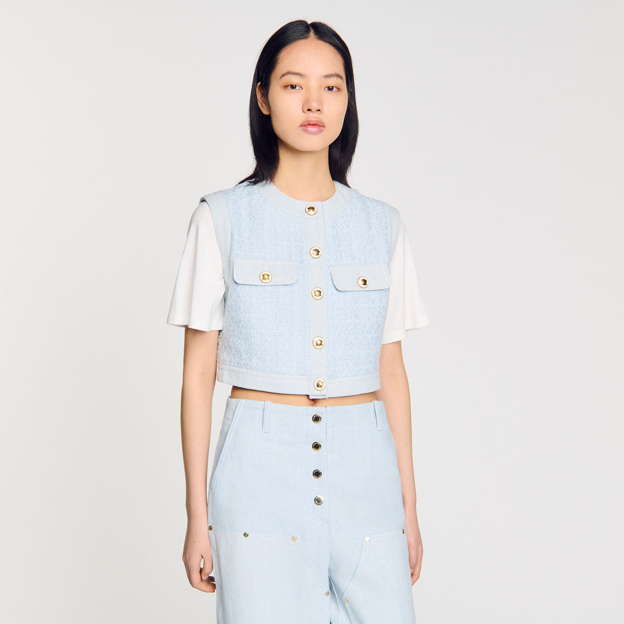 Sandro Women Decorative tweed jacket
